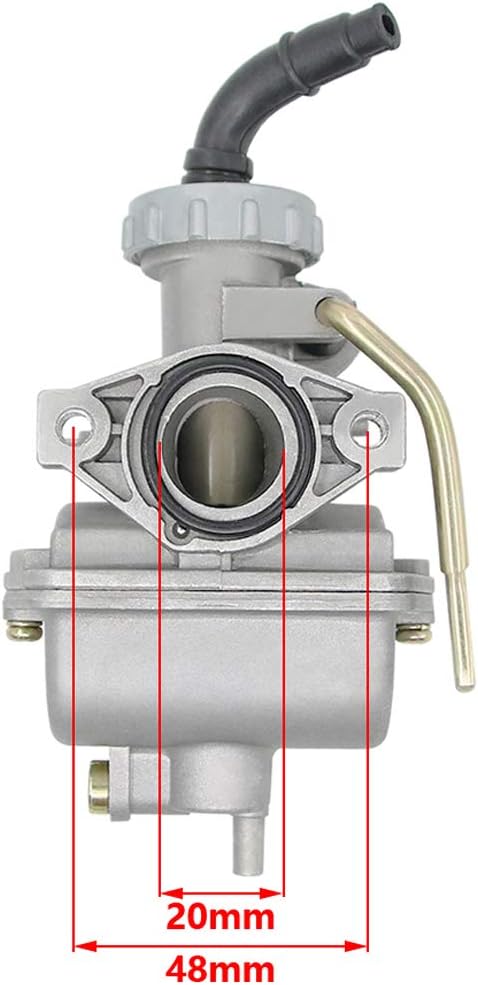 HOOAI PZ20 Carburetor for Kazuma Baja 50cc 70cc 90cc 110cc 125cc TaoTao 110B NST SunL Chinese Quad 4 Stroke ATV 4 Wheeler Go Kart Dirt Bike Honda CRF50F XL75 CRF80F XR50R with Air Fuel Filter