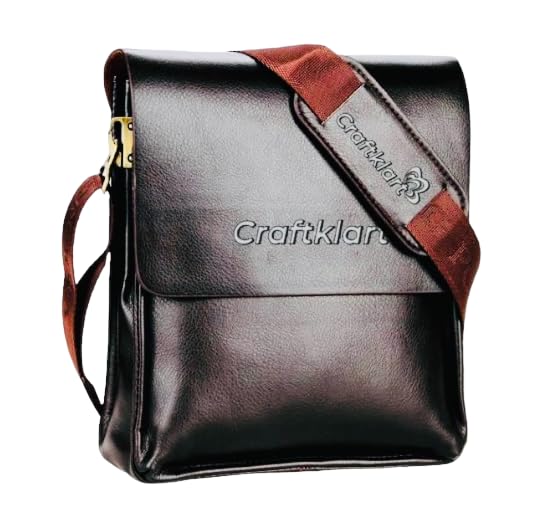 Bolso de piel sintética marrón con diseño de hombros cruzados en cómoda talla única
