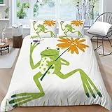 【Facile à Maintenir】: Parure de lit facile à nettoyer. Lavable à la machine à 40°C et à la main, séchage en tambour possible à basse température, ne pas blanchir