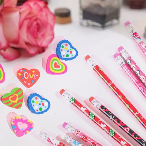 Set de Lápices de Colores para San Valentín 48 Piezas miniatura 6