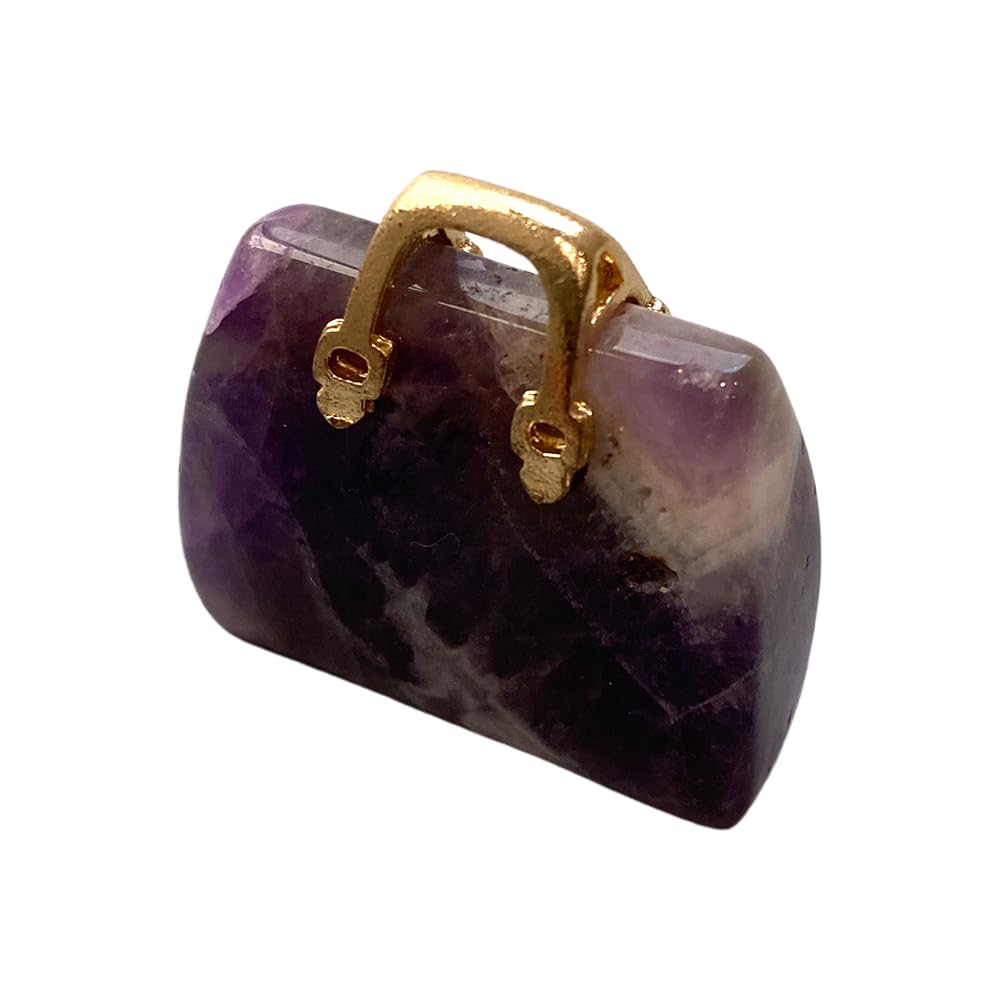 VIE Mini Crystal Handbags, 2-2.5cm, Amethyst