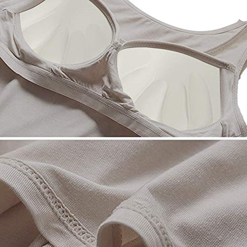 Image of Camisoles for Women with Built in Bra,Basic Yoga Top Layering Tank Top Padded Bra Undershirt(S-3XL)