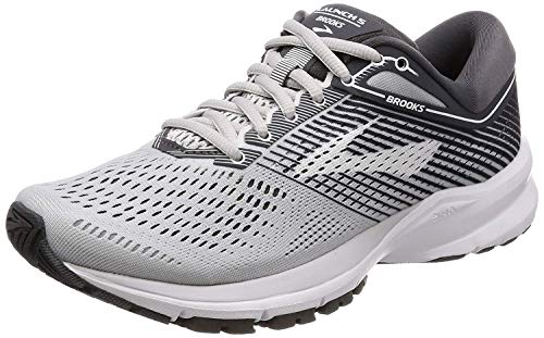 Brooks Launch 5 Grey/Ebony/White 7.5