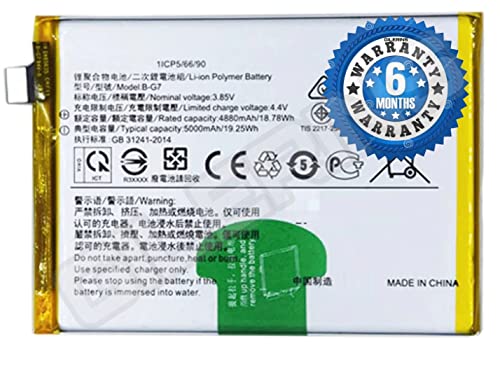 Image of Original B-G7 Battery for Vivo Y12, Y15, Y17, Z1 Pro & U10 25X 2020 /1902 V1901A / 1901 1904 /1940 Y11 / 2019 /Y15 Battery with 6 Month Warranty****(P0090)