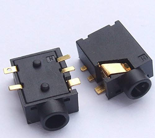 Wiring Connecting Terminals - 5 PIN 1/8" 3.5mm Stereo Jack Socket PCB SMD for 3.5MM Headphones Headset