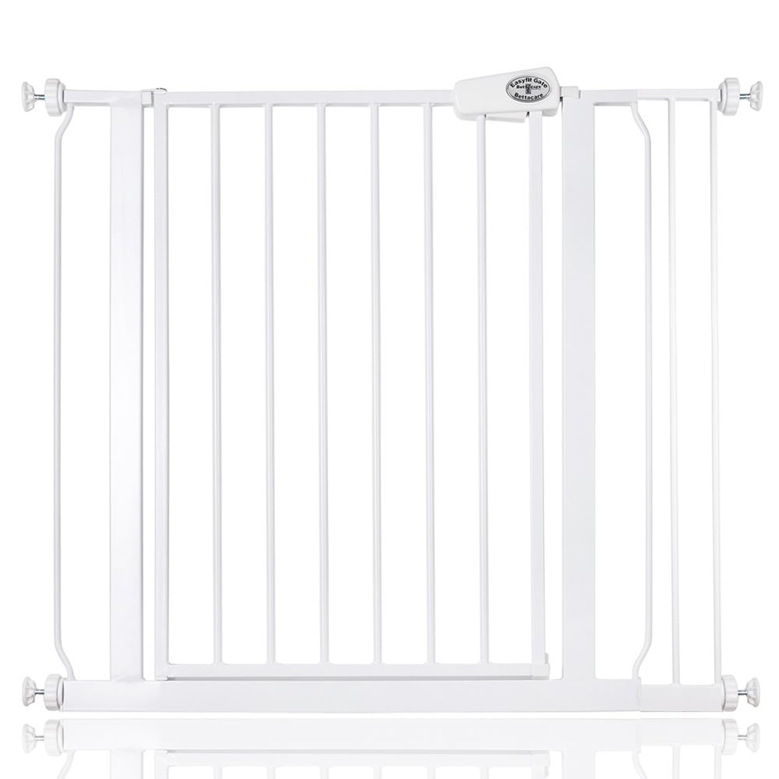 Bettacare White Easy Fit Gate, 87.9Cm - 95.9Cm, Pressure Fit Stair Gate, Baby Gate For Doors Hallways And Spaces, Safety Barrier, Easy Installation