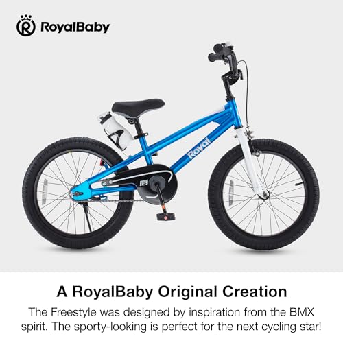 image for RoyalBaby Freestyle Kids Bike Boys Girls 18 Inch BMX Childrens Bicycle