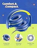 iClever 2 Pack Kids Headphones Wired, Headphones for Kids with 85dBA Volume Limited, Stereo Sound, Adjustable Headband, Foldable, Childrens Headphone for School/Tablet/Travel/Mp3/4 - Image 5