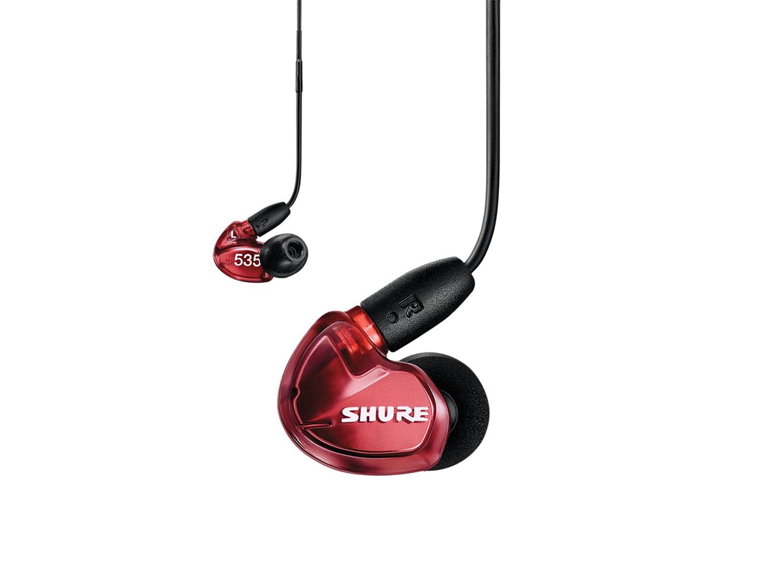 Shure SE535 Sound Isolating Earphones with 3.5mm Cable, Remote and