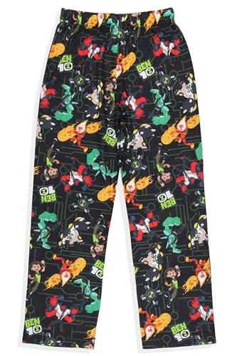 Ben 10 Boys' Cartoon Omnitrix Characters Aliens Tossed Print Sleep Pajama Pants4