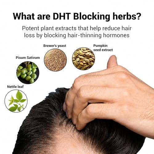 Image of NutraStore Hair Nutrients | Biotin Tablets enriched with Essential Amino Acids, Vitamins & Minerals | Added DHT Blocking Herbs for Hair Strength & Growth Support | Hair Tablets for Men & Women |30 Tablets