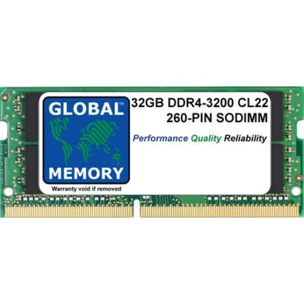 32GB DDR4 3200MHz PC4-25600 260-PIN SODIMM PAMIĘĆ RAM DLA LAPTOP/NOTNIKI