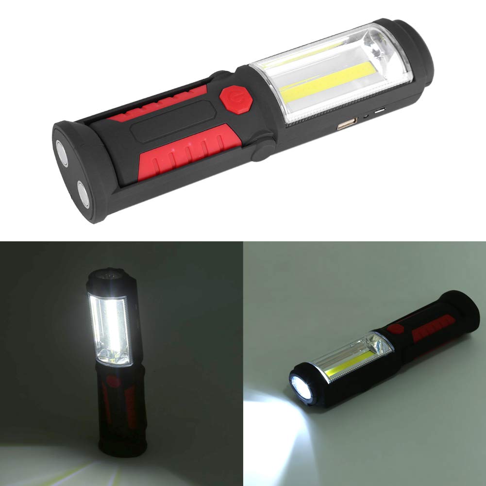 Orework Torcia Da Campeggio LED COB 3W Con Batterie - Multicolore, Unisex, Compatta - Per Campeggio, Emergenze E Fai Da Te