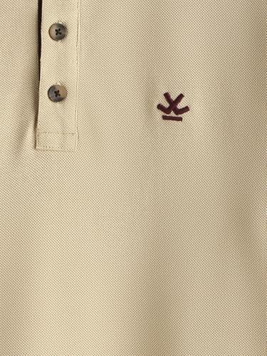 Image of WROGN Men's 100% Cotton Polo T-Shirt | Solid Style | Slim Fit