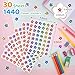 1440pcs Holographic Stickers, Reward Stickers for Kids - Bulk Small Flower Stikers for School Classroom Student Teacher Supplies Behavior Reward Chart (0.6