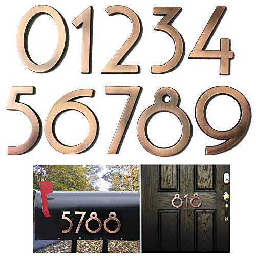 Mailbox Numbers / Modern Mailbox Numbers Letters Vinyl Adhesive Boxhill