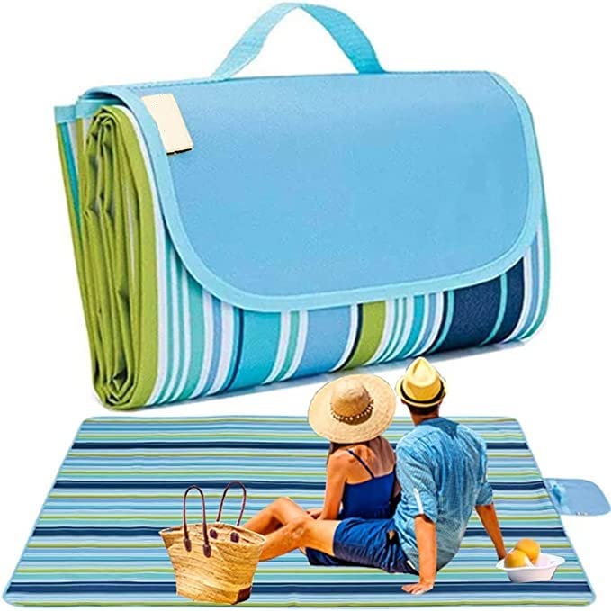 Whixant Picnic Mat Blanket | Beach Mat | Outdoor Foldable Water-Resistant Portable Mat | Used for Yoga | Camping, Hiking, Grass Travelling | Picnic Backpack Accessories – (Multi Color & Design)