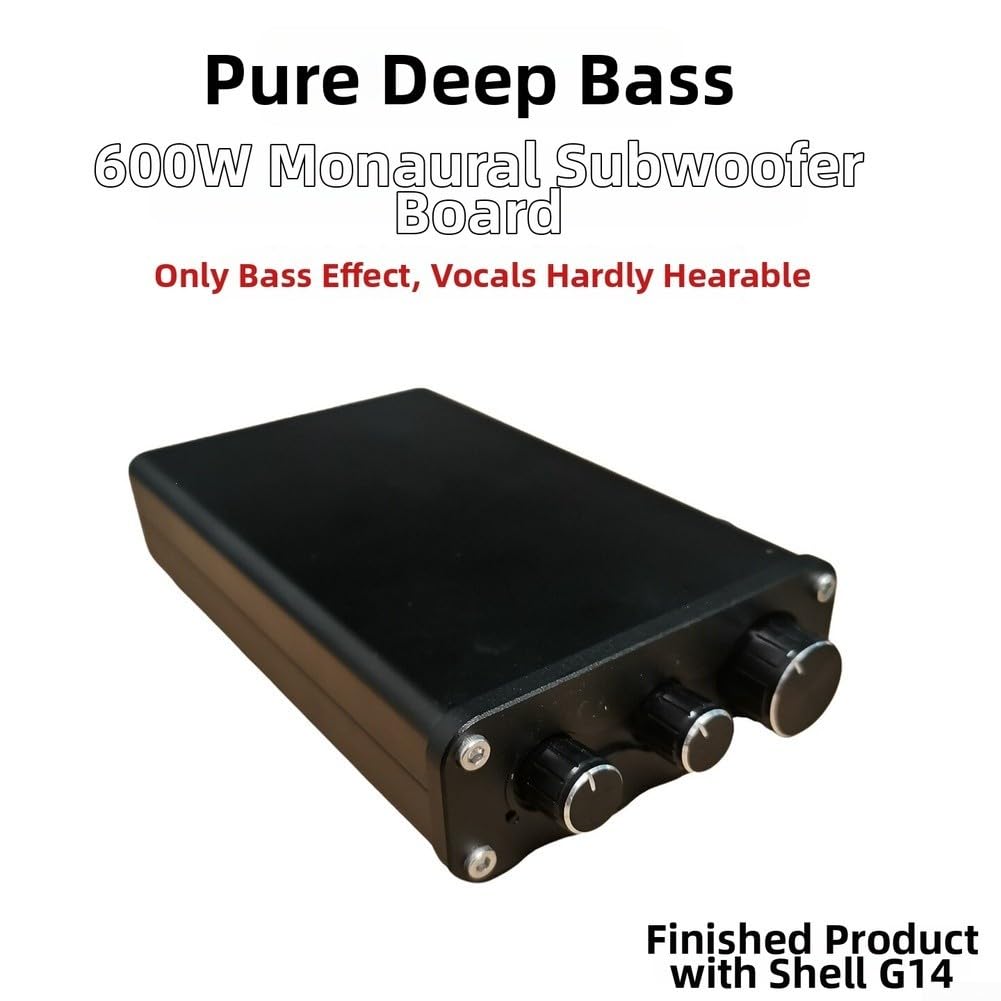 Subwoofer de 600 W para amplificador de canal único para graves Boost 600 W