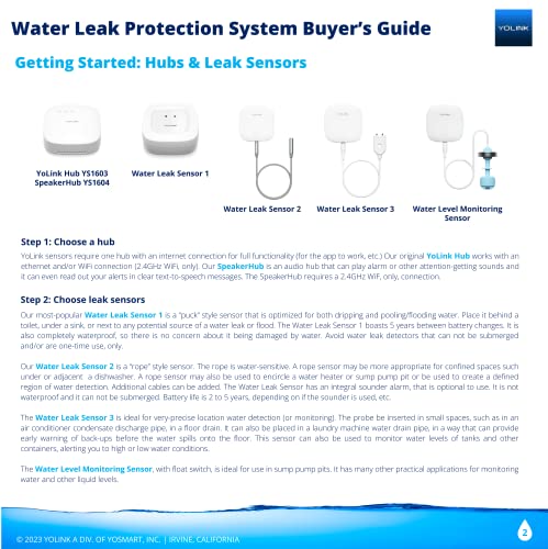 Yolink YS7903-UC*3 Water Leak Sensor 3-Pack thumb #3