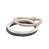 NINE-WEST-Womens-Tri-Tone-Stretch-Bracelet-3-Piece-Set Nine West Women's Tri Tone Stretch Bracelet 3 Piece Set