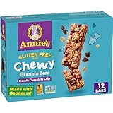 Annie's Gluten Free Chewy Granola Bar, Double Chocolate Chip, 11.76 oz, 12 Bars