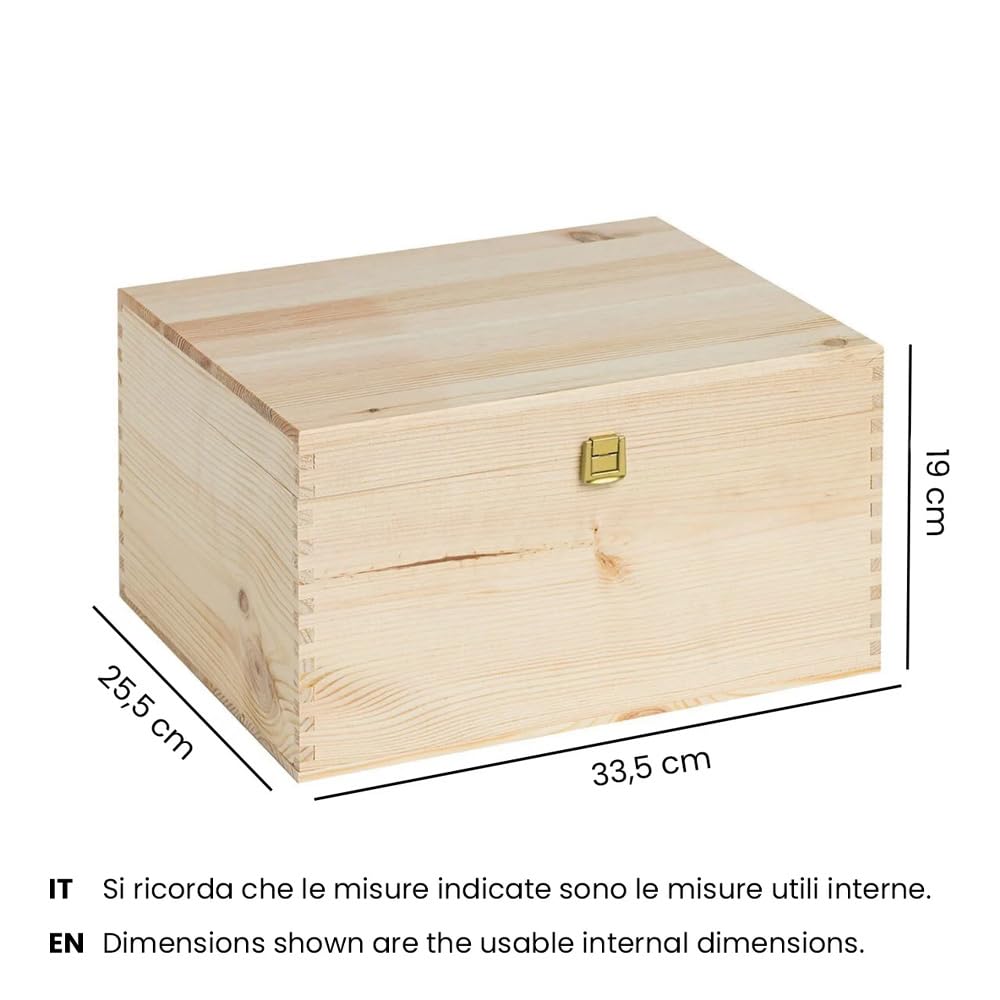 3+3 Bottiglie 750 ml |Misura Interna 33,5X25,5X19 |Custodia/Contenitore Vino/Birra|Per Compleanni Matrimoni Eventi ART. TGCOF33