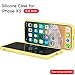 ProBien Case for iPhone X/XS, Liquid Silicone Full Protective Cover with Tempered Screen Protector Shockproof Durable Shell Compatible for iPhone X/iPhone Xs 5.8 Inch 2018 Released-Light Yellow