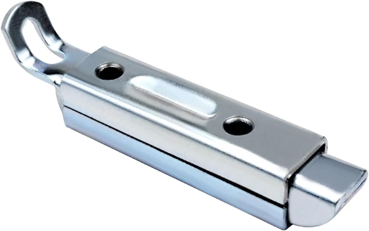 Latches Buckles Hardware Stainless Steel Slide Bolt Bathroom Bedroom Toilet Sliding Lock Latch 1Pcs(Iron,Curved)