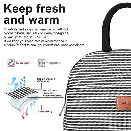 image for BALORAY Lunch Bag for Women Men Insulated Lunch Box for Adult Reusable