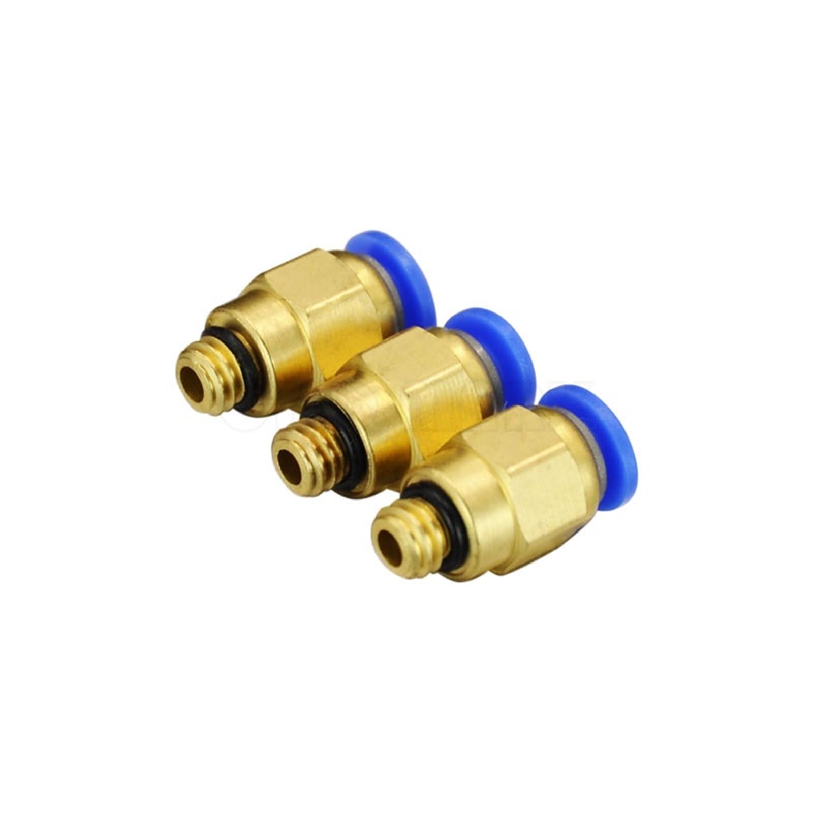 10pcs PC4-M6, 4mm to M6 Pneumatic Fittings Connectors Straight