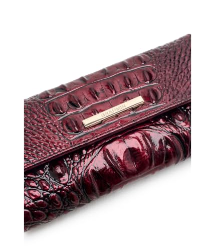 Image of BRAHMIN, Women's, Cordelia Wallet, Oxblood Melbourne, One Size