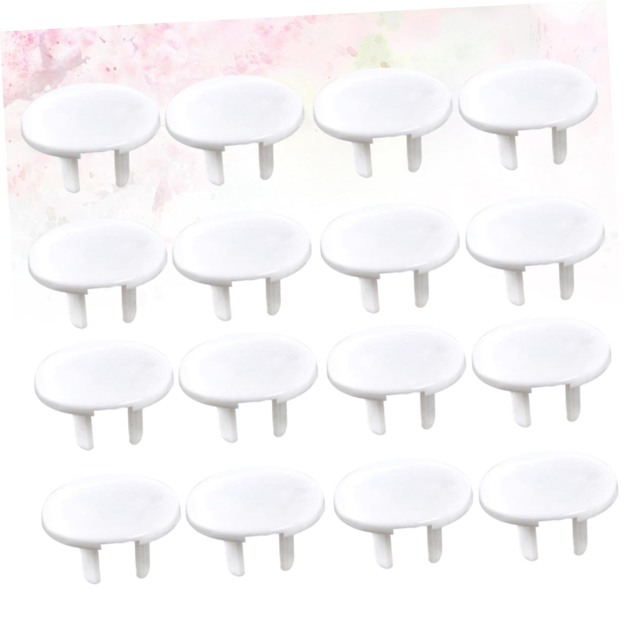 VICASKY 114pcs Safety Outlet Prong Electric Socket Protectors White Childproof for Home Safety Easy Installation and Removal