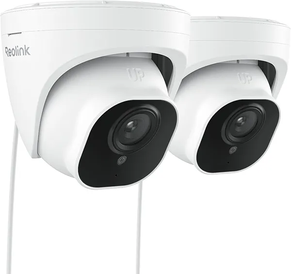 REOLINK 5MP PoE Security Camera, Surveillance Outdoor Indoor for home, Person/Vehicle/Pet Detection, Time-Lapse, Work with Smart Home, 100ft IR Night Vision, Support 512GB SD Card, RLC-520A(