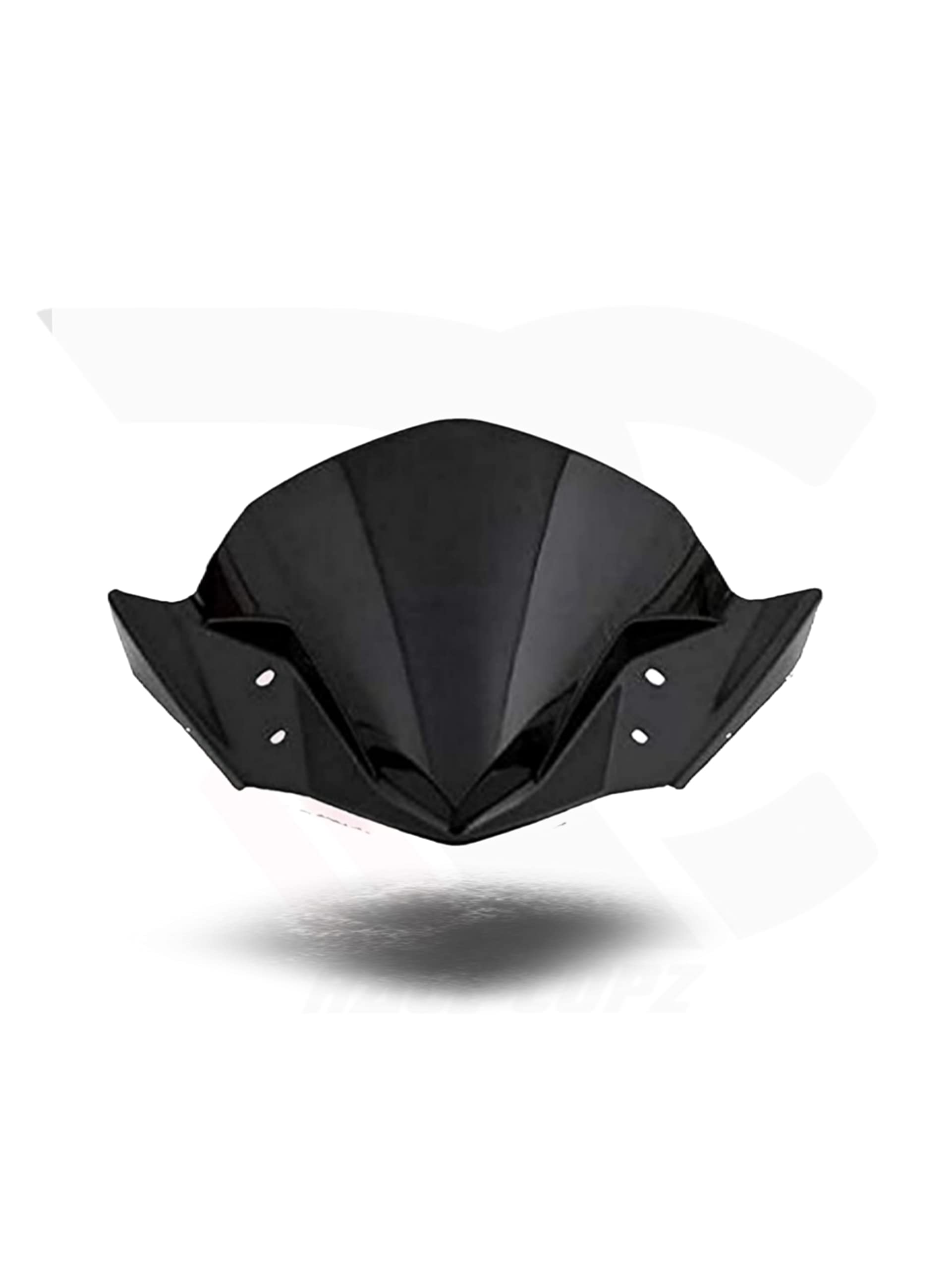 RACE COPZ Universal Small Visor for All Bikes(Black)