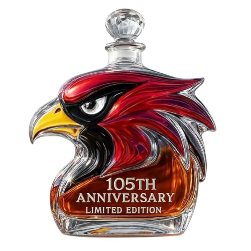 Decantador De Licor,Decantador De Whisky Divertido Con Cabeza De Águila - Accesorios De Bar Garrafa Decorativa Para Hombres Fanáticos Del Deporte Champagne Cóctel Vodka Boda Regalo