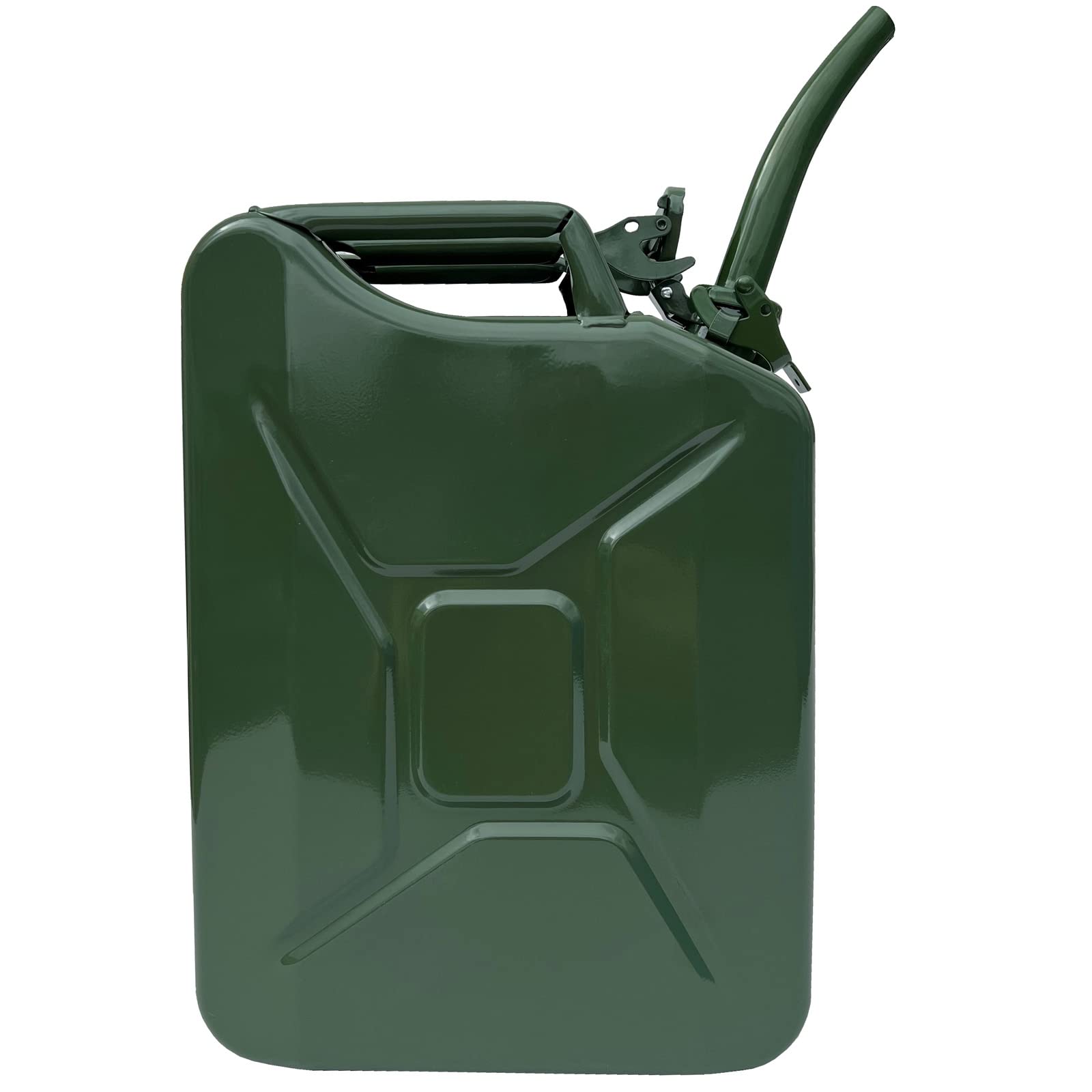 Bec Verseur Pour Jerrican Métal Flexible - Vert Olive, Compatible Bidons OTAN - Verseur Carburant