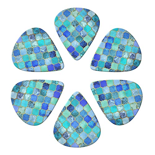 Lot de 6 médiators en treillis pour guitare acoustique, guitare électrique, basse, ukulélé – fins, moyens et épais. - Les Beatles, Paul McCartney, John Lennon, RIngo Starr, George Harrison Lot de 6 médiators en treillis pour guitare acoustique, guitare électrique, basse, ukulélé - fins, moyens et épais. – Image 5