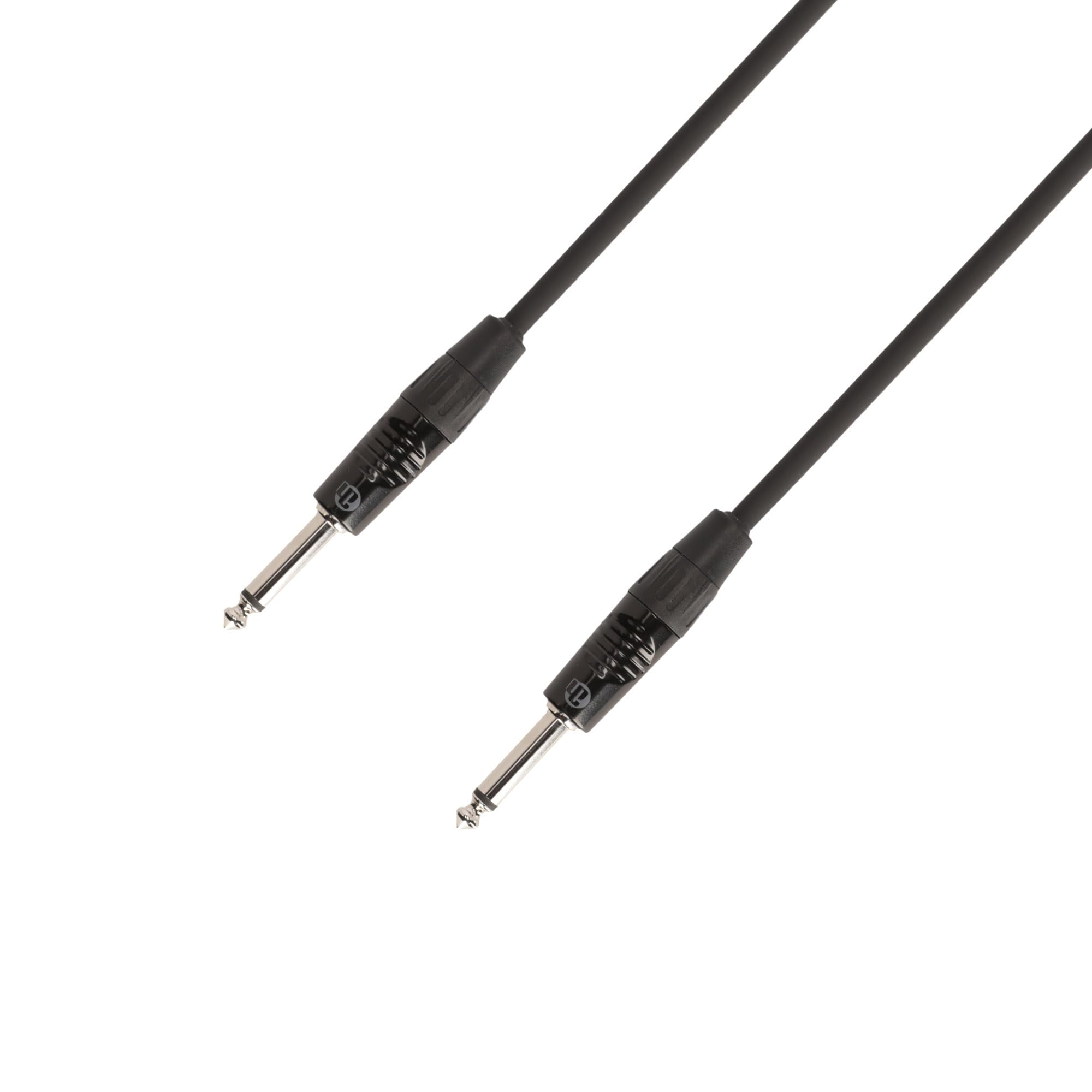 Adam Hall 4 Star Series 3m Rean 6.3mm Jack Mono to 6.3mm Jack Mono Instrument Cable