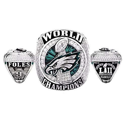 2017 'Philadelphia Super'bowl Championship Ring met Houten Doos EAGLES'FOLES Replica Officiële Versie Champions Ring… - Image 6
