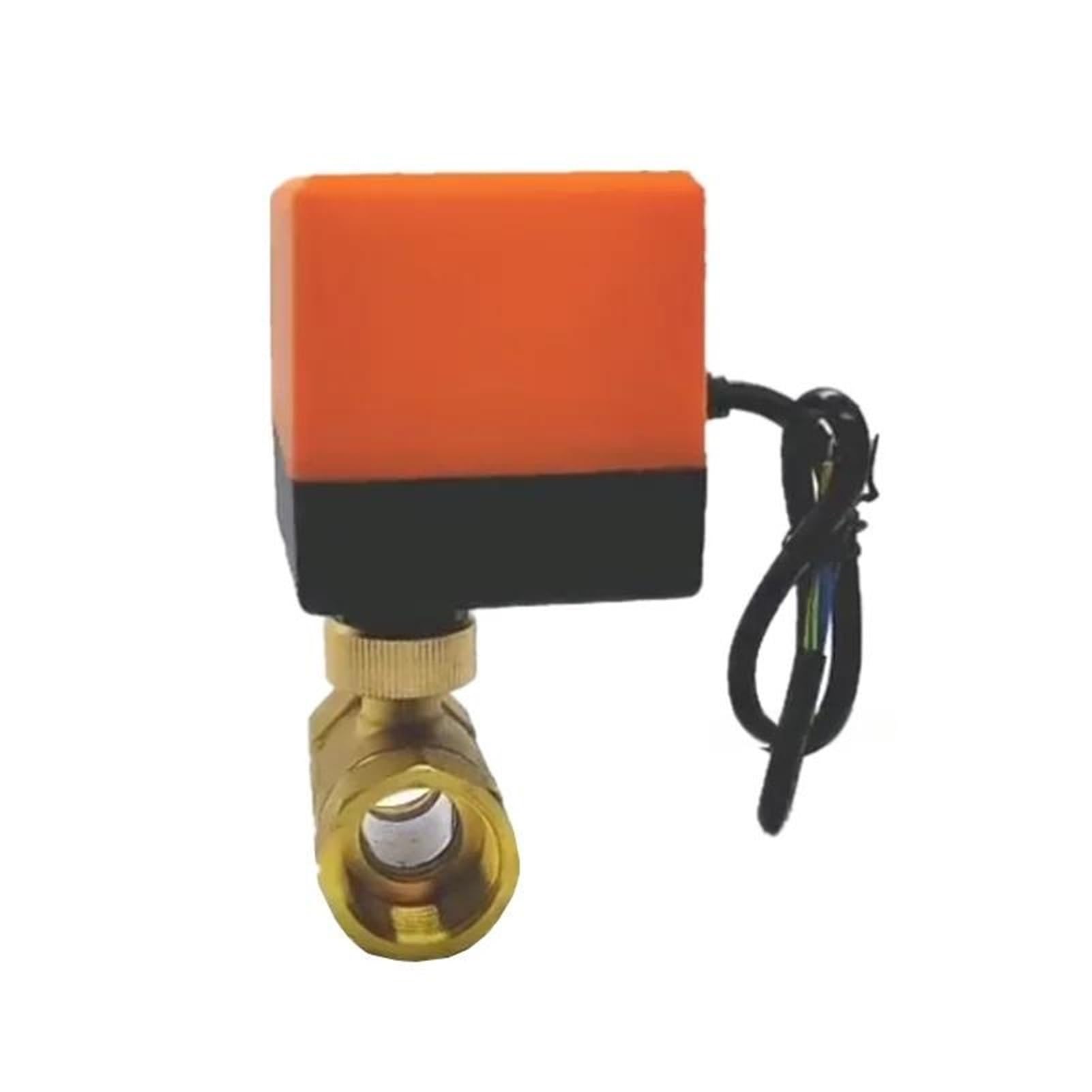 Électrovanne DN15 DC 12V en laiton à boisseau sphérique motorisé