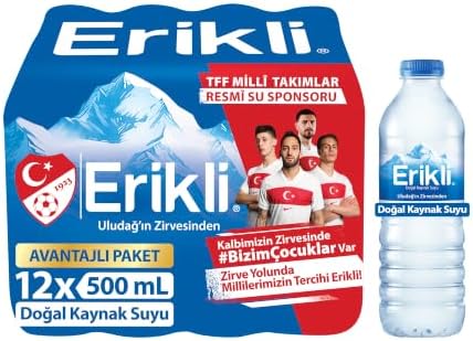 Erikli Doğal Kaynak Suyu Pet Şişe 12x500 ml — Amazon ürün görseli