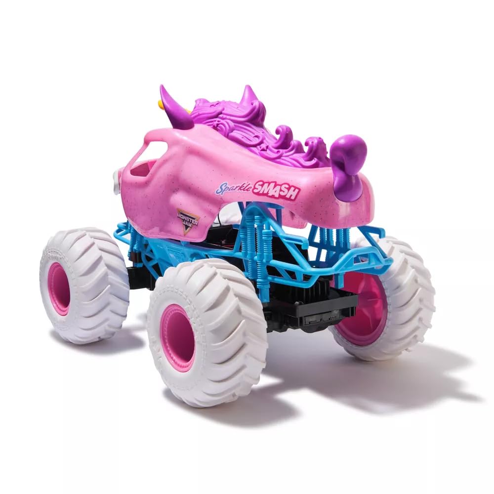 モンスタージャム 1/15 スパークルスマッシュ ラジコン モンスタートラック Amazon.co.jp: Monster Jam Sparkle Smash リモートコントロール