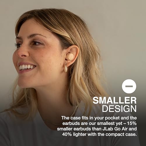 Jlab Go Air Pop+ True Wireless Earbuds, In Ear Headphones, Bluetooth Earphones, 35H Playtime Ear Buds, Bluetooth Earbuds With Microphone, USB-C Charging Case, Dual Connect, EQ3 Sound, Tone 155 - 2