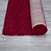 Indoor Solid Design Jute Back 5x7 Soft Shag Area Rug for Bedroom, Living Room, Dining Room, Office, 5'3