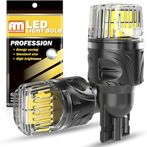ANTEMOON T15 W16W LED Bombillas CANBUS Sin Error Extremadamente Brillante 12V 6000K Blanco 921 912 955 para Coche Estacionamiento Luces de Marcha Atrás Copia de Seguridad Luz Trasera, 2 Piezas