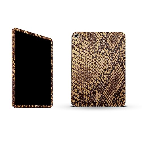 Image of MightySkins Carbon Fiber Skin Compatible with Apple iPad 10.9 inch 10th Gen (2022) Full Wrap Kit - Rattleskin | Protective, Durable Textured Carbon Fiber Finish | Easy to Apply | Made in The USA