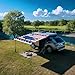 Yescom 6.5x7.8 Ft Car Side Awning Top Replacement Rooftop Tent SUV Outdoor Camping US Map