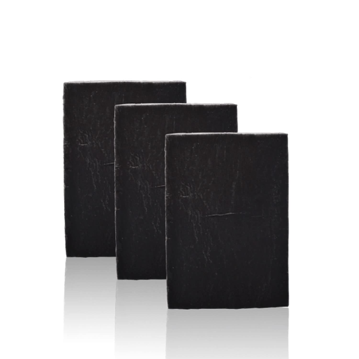 Brickell Men's Purifying Charcoal Soap Bar for Men (3 Pack), Natural and Organic, Exfoliating Bar Soap Handmade with Activated Charcoal and Peppermint Scented, 5 Ounce Bar (3 Pack)