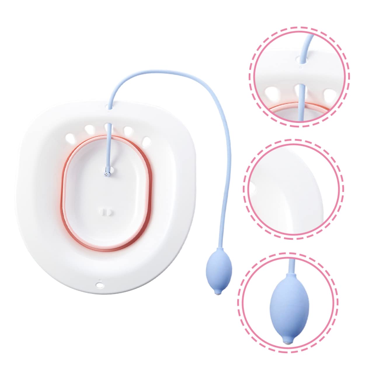 Gogogmee Collapsible Sitz Bath Tub for Pregnant Women Relief Postoperative Care Comfortable Hip Bath Basin