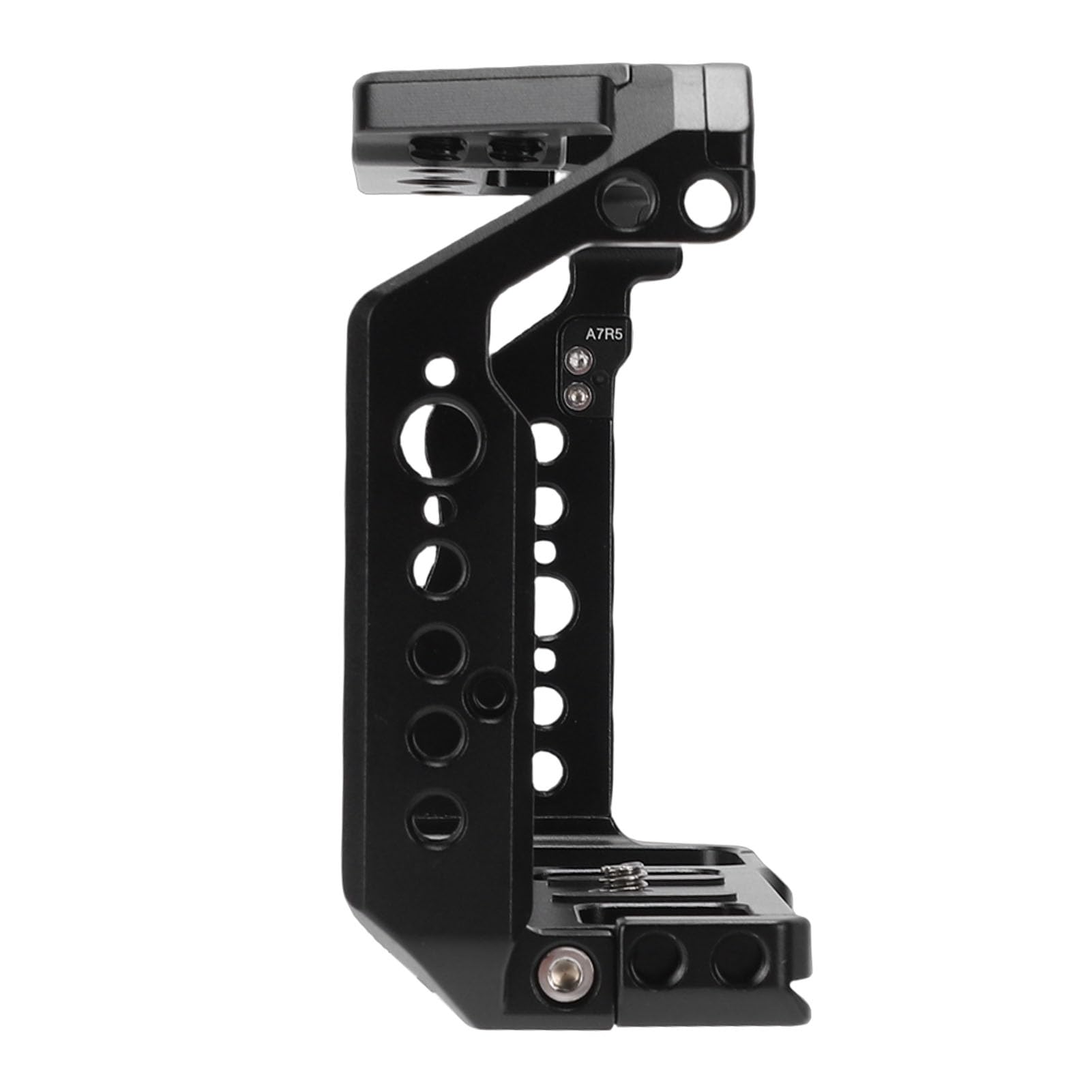 Jaula de Cámara de Metal para A7R5, Marco de Extensión de Jaula de Cámara de Aleación de Aluminio Ranura de Liberación Rápida Arca Incorporada con Zapata Fría Orificio de
